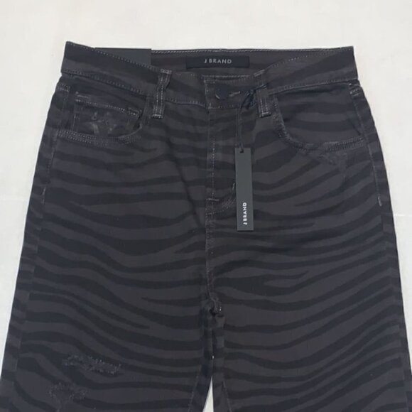 J Brand Black Dazzle Destruct Jeans Size 24 - Picture 7 of 13